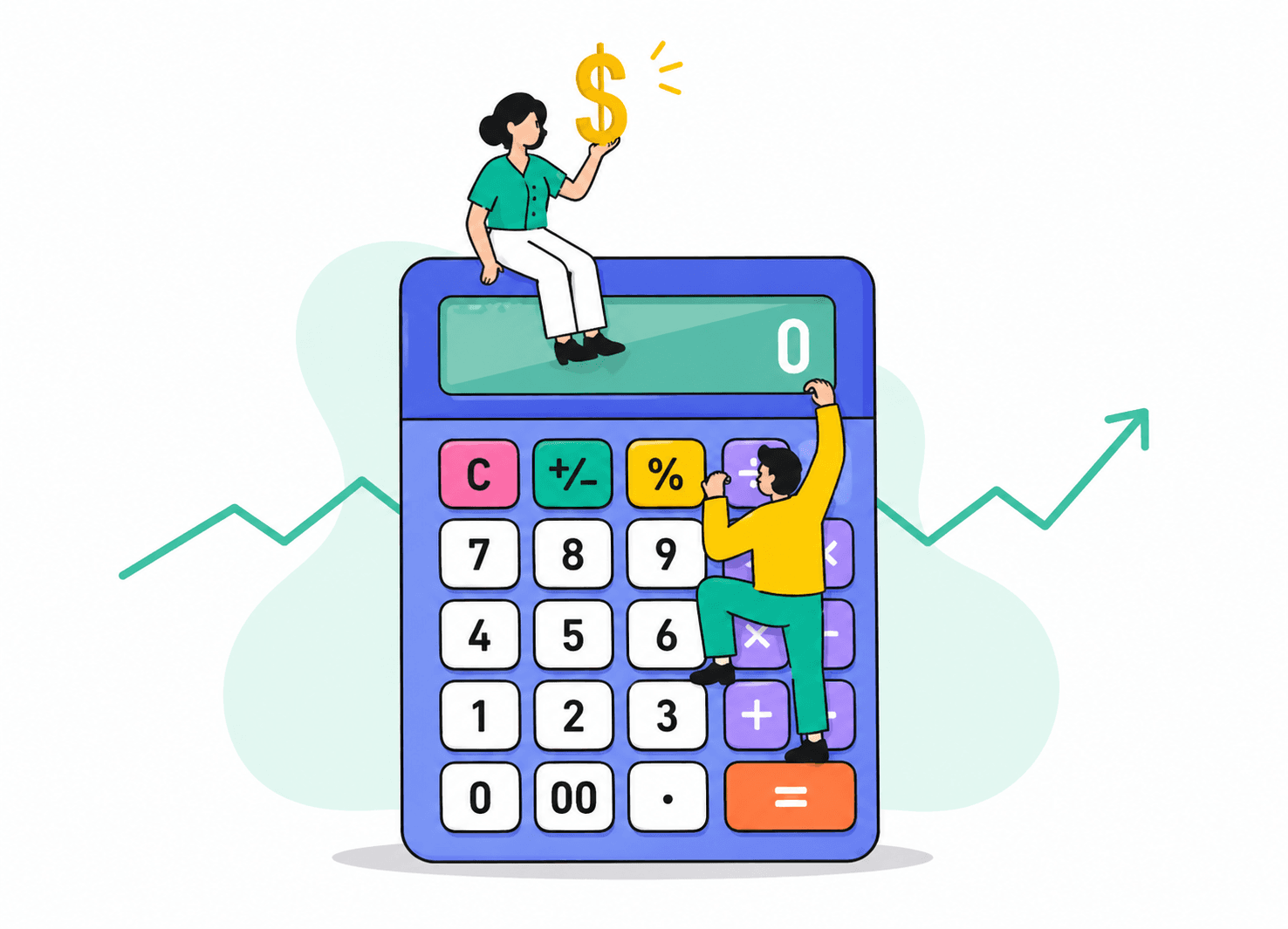 Calculator illustration